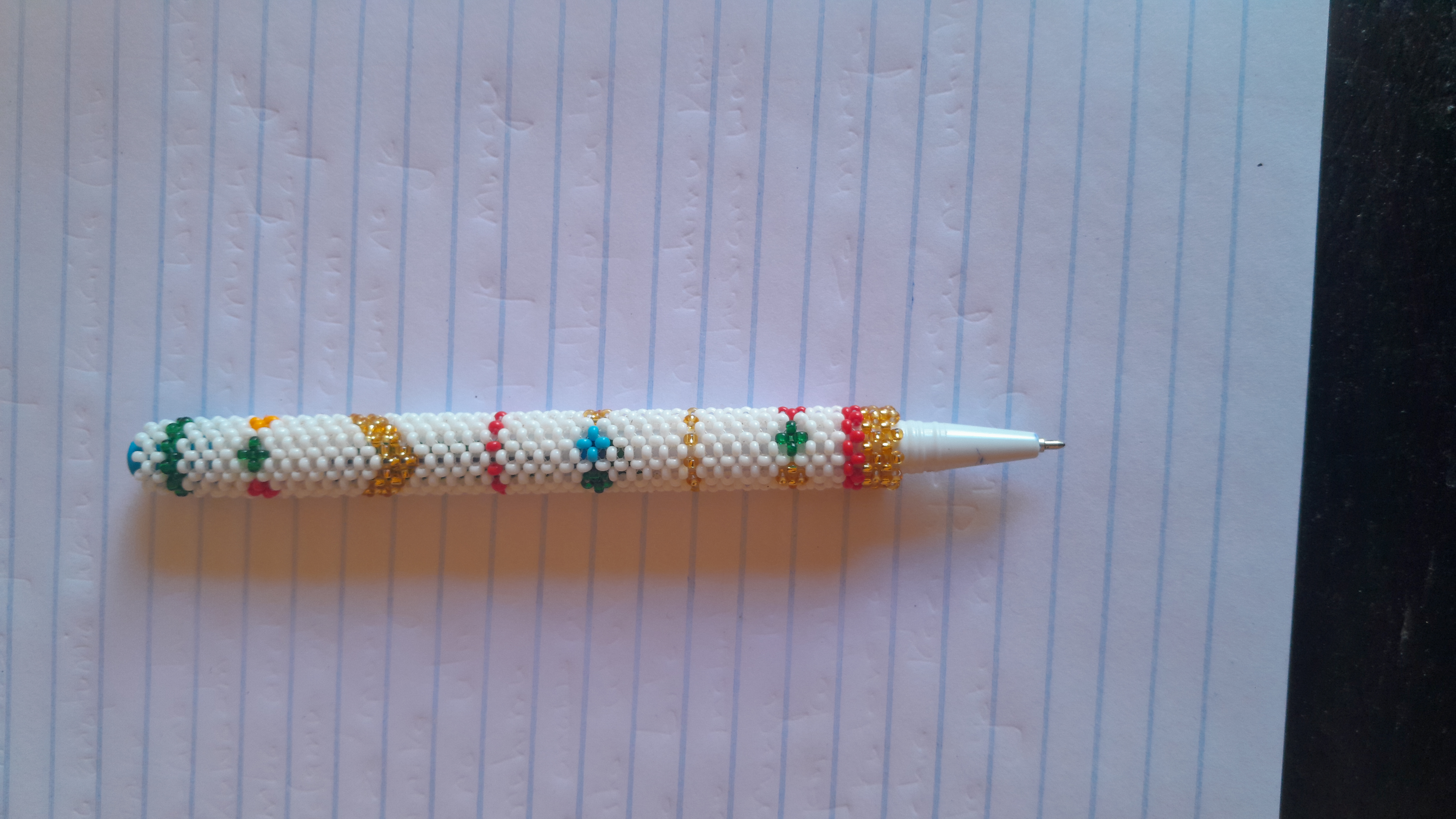 Beaded pen
